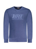 RIFLE logo-print cotton sweater