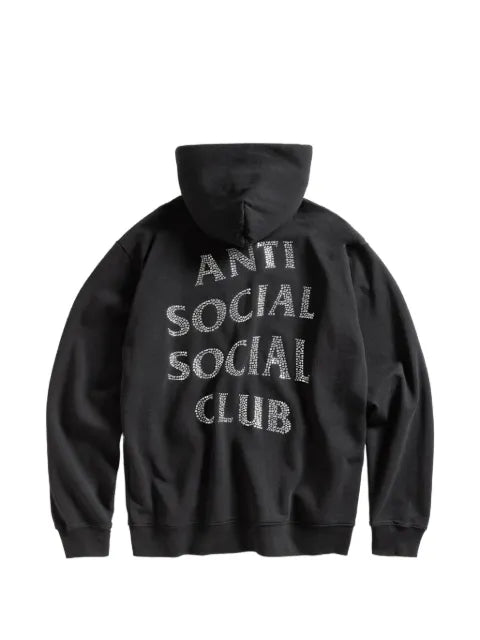 Anti Social Social Club rhinestone-embellished zip-up hoodie