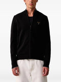 Aeronautica Militare zip-up embroidered cardigan