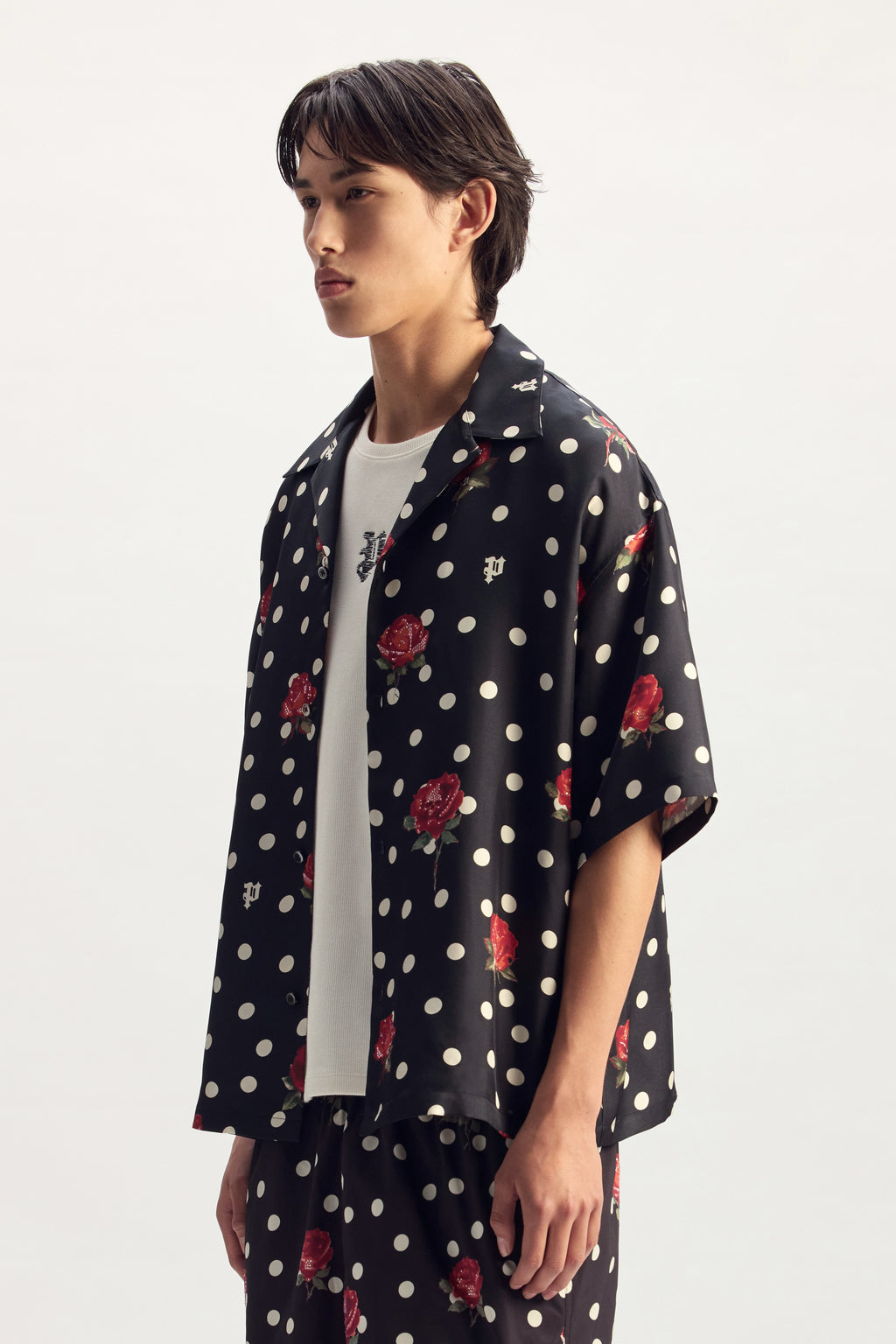 Flower Fade Silk Shirt